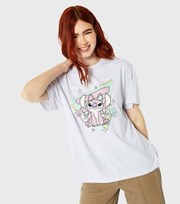Skinnydip Lilac Disney Angel Oversized T-Shirt